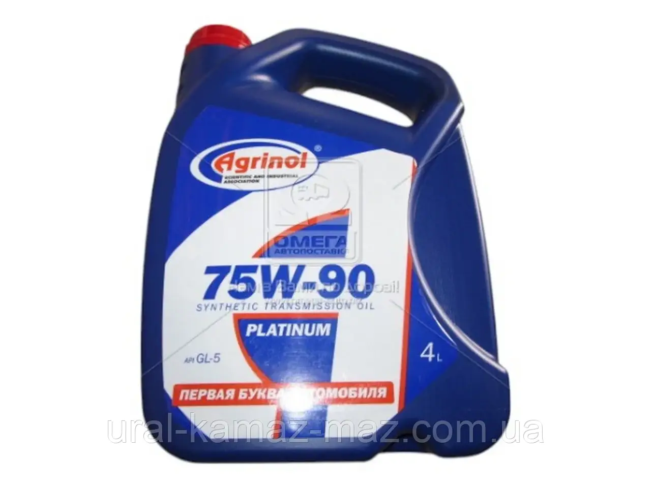 Олива трансмісійна Агрінол PLATINUM SAE 75W-90, API GL-5 (Каністра 4 л/3,4 кг) 4802859044, фото 1