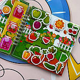 Розвиваюча книга на липучках Липуча навчалка, фото 7