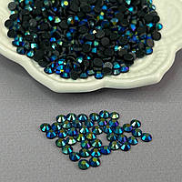10г- Термоклейові стрази (dmc Китай) SS16 (4мм) - Crystal Синий AB