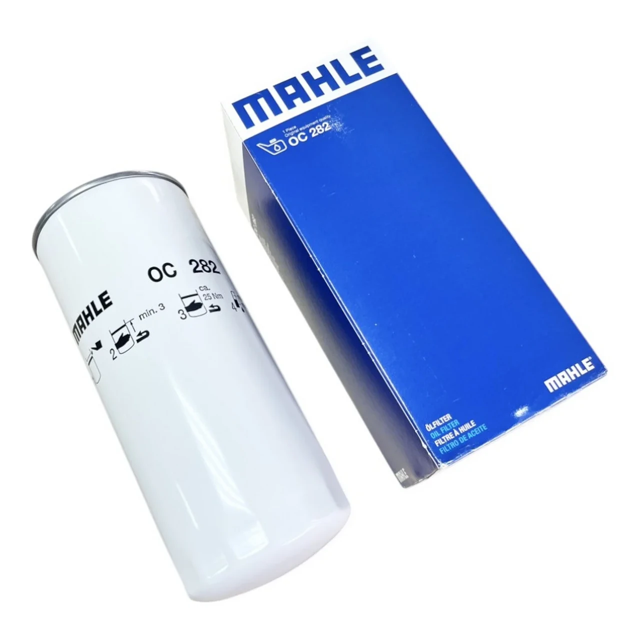 Фільтр масляний МАЗ ЕВРО, VOLVO FH 12 TRUCK, RENAULT Magnum TRUCKS (CS 1493) (пр.о Knecht-Mahle) OC282, фото 1