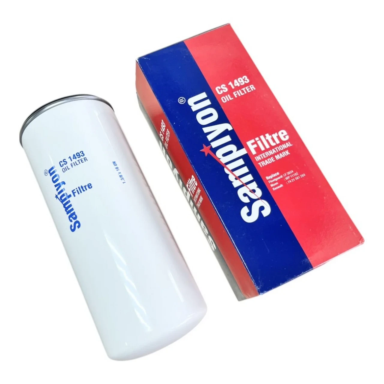 Фільтр масляний МАЗ ЄВРО, VOLVO FH 12 TRUCK, RENAULT Magnum TRUCKS (OC282) (пр. Sampiyon) CS 1493, фото 1