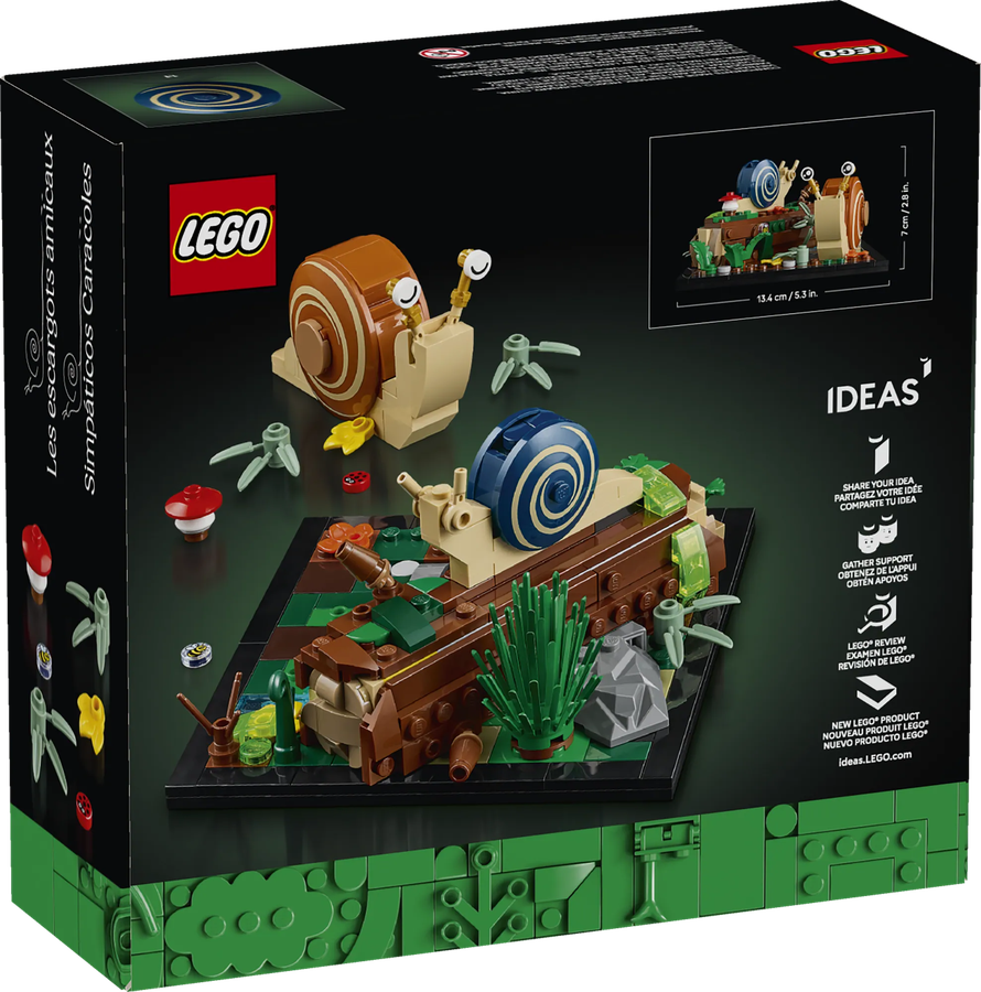 Конструктор LEGO Ideas 40788 Friendly Snails