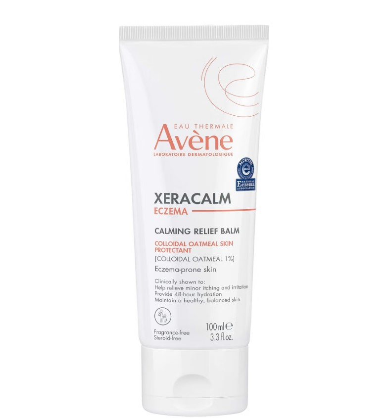 Avène XeraCalm Eczema – бальзам для заспокоєння шкіри з екземою з колоїдним вівсом і церамідами для дітей та дорослих, 100 мл