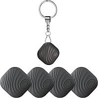 Findthing - набор из 4 смарт-меток для поиска ключей, брелок с Bluetooth-трекером, совместимый с iOS и Android (4 коричневых)