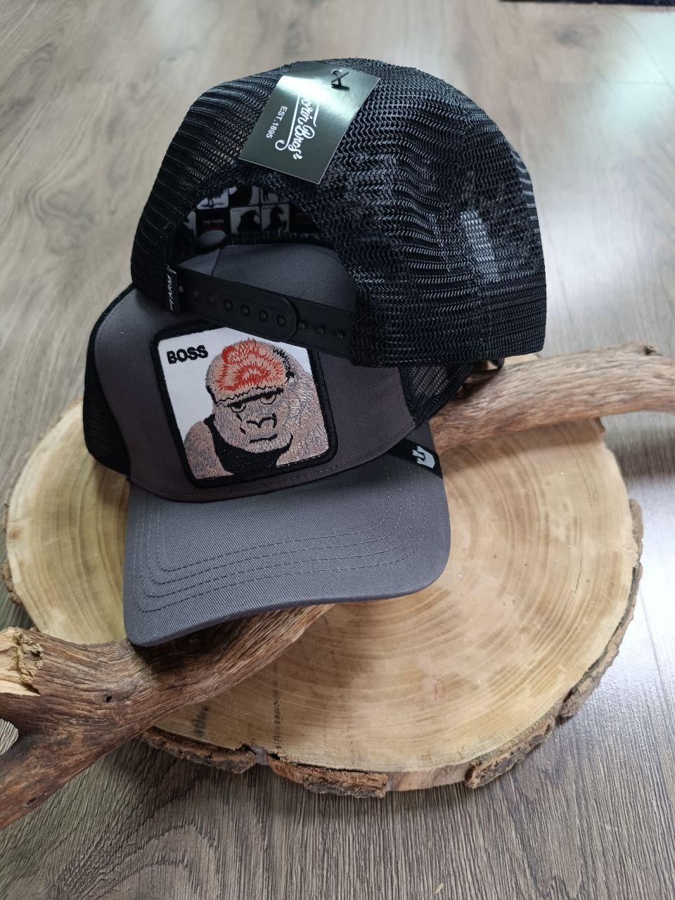 Кепка Бейсболка Тракер із сіткою Goorin Brothers Animal Farm Gorilla з Горилою Boss