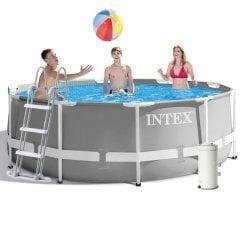 Каркасний басейн Intex 26706-4, 305 х 99 см (2 006 л/год, драбина, тент, підстилка), фото 1