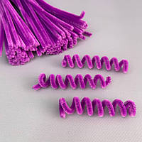 Пухнастий дріт (синель) 30 см - фіалковий