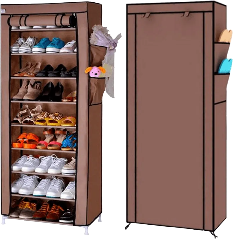 Тканинний стелаж для зберігання взуття Ason Shoe Cabinet 9 полиць 160 x 60 x 30 см (50221)