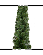 Хвойні гірлянди та вінки