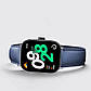 Ремінець шкіряний для фітнес-браслету Xiaomi Smart Band 9Pro / 8Pro Blue, фото 4