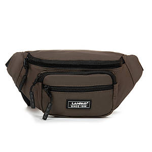 PODIUM Сумка Чоловіча На пояс нейлон Lanpad 83043 brown