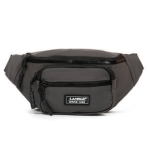 PODIUM Сумка Чоловіча На пояс нейлон Lanpad 83043 grey