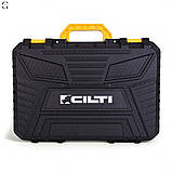 Акумуляторна дриль ударний шуруповерт CILTI 20V, 150 Нм, 2 АКБ 4Ач, кейс, 16 мм, фото 2