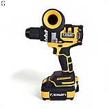 Акумуляторна дриль ударний шуруповерт CILTI 20V, 150 Нм, 2 АКБ 4Ач, кейс, 16 мм, фото 5