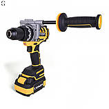 Акумуляторна дриль ударний шуруповерт CILTI 20V, 150 Нм, 2 АКБ 4Ач, кейс, 16 мм, фото 6