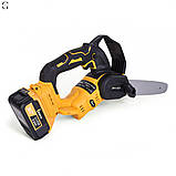 Акумуляторна ланцюгова пилка BÖRTH 36V, 6.0 А·год, безщіткова, кейс, шина 12 дюймів, фото 2