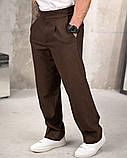 Штани OLD MONEY коричневі, фото 3