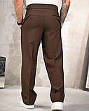 Штани OLD MONEY коричневі, фото 4