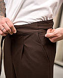Штани OLD MONEY коричневі, фото 9