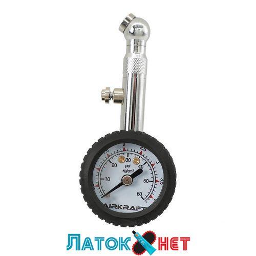 Манометр шинний 0-60psi 4 bar TPGA0060-S Airkraft, фото 1