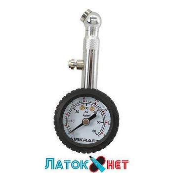 Манометр шинний 0-60psi 4 bar TPGA0060-S Airkraft