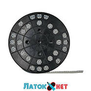 Груз клейкий низький фарбований блакитна стрічка 5 г метал 1200 шт Бобіна 6 кг, фото 4