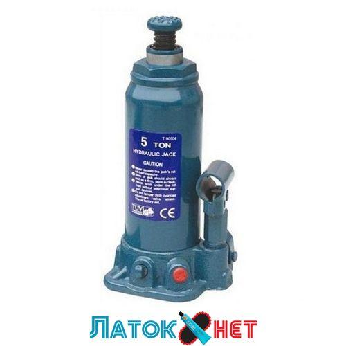 Домкрат пляшкового типу 5 т 216-415 мм гвинтовий шток T90504 Torin Big Red, фото 1