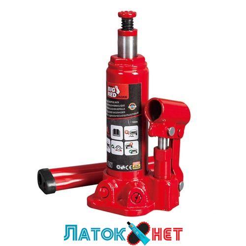 Домкрат пляшкового типу 2 т 181-345 мм гвинтовий шток T90204 Torin Big Red, фото 1