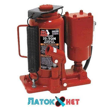 Домкрат пляшкового типу пневмогідравлічний 20 т 265-510 мм TQ20002 Torin Big Red