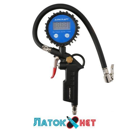 Пістолет для підкачування коліс із цифровим манометром STG-05D Airkraft, фото 1