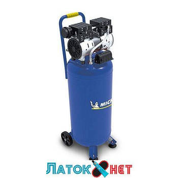 Безоливний вертикальний компресор поршневий 50 л 128 л/хв 220 V 0,7 кВт 1129981146 Fiac