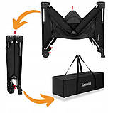 Ліжечко-манеж Lionelo ELLEN BLACK CARBON, фото 4