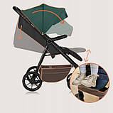 Прогулянкова коляска Lionelo MIRA GREEN EMERALD, фото 4