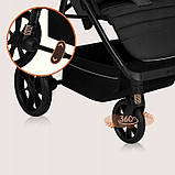 Прогулянкова коляска Lionelo MIRA BLACK ONYX, фото 3