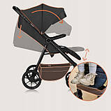 Прогулянкова коляска Lionelo MIRA GREY GRAPHITE, фото 5
