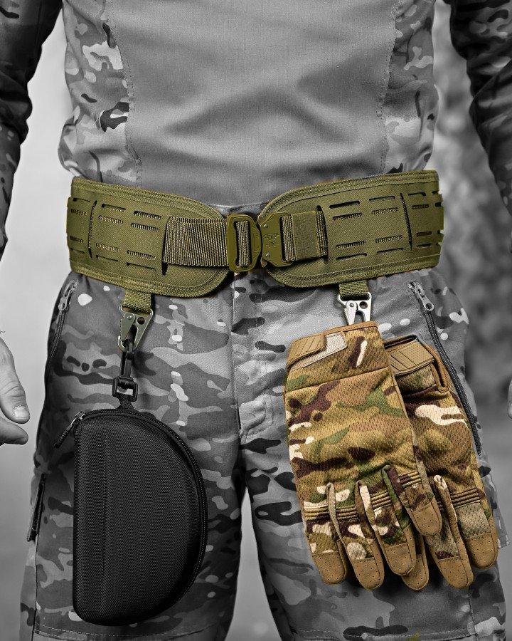 Розвантажувальний пояс РПС Silver Knight Олива з тактичним ременем "Кобра", фото 1