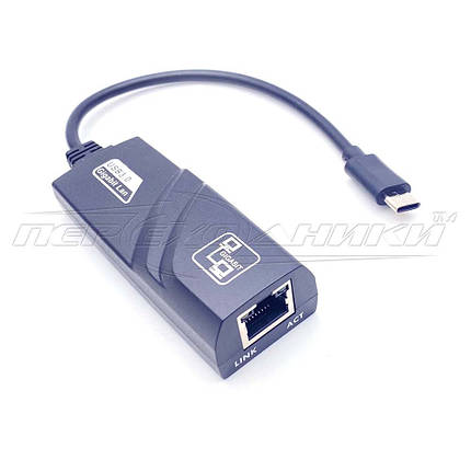 Type C - to LAN 10/1000 Mb Ethernet RJ45, фото 2