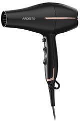 Фен Ardesto HD-Y220PRO, 1850-2200Вт, 2 швидкості, 3 темп.режими, дифузор,чорний+золото (HD-Y220PRO) (код