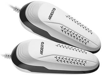 Сушарка для взуття електрична Ardesto, потужність 10Вт, функція озонування, білий+сірий (код 151420)