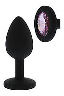 Анальна пробка ALL TIME FAVORITES SILICONE DIAMOND PLUG