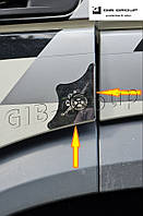 Защитная накладка на угол для DAF XF106. Пищевая нержавеющая сталь