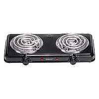 Електроплита двоконфоркова настільна плита 2000 Вт Sokany SK-5110