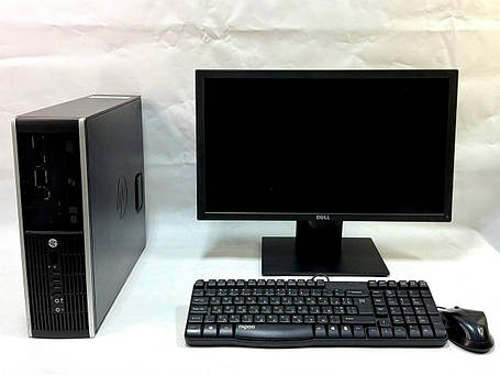 Б/в ПК+Монітор HP Compaq 8200 Elite SFF| i7-2600| 16GB RAM| 120GB SSD+500GB HDD| HD 2000+Б-клас Dell E2216HF Black 22" 1920x1080, фото 1