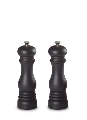 Набір із 2 млинків для солі та перцю 21 см Le Creuset Satin Black