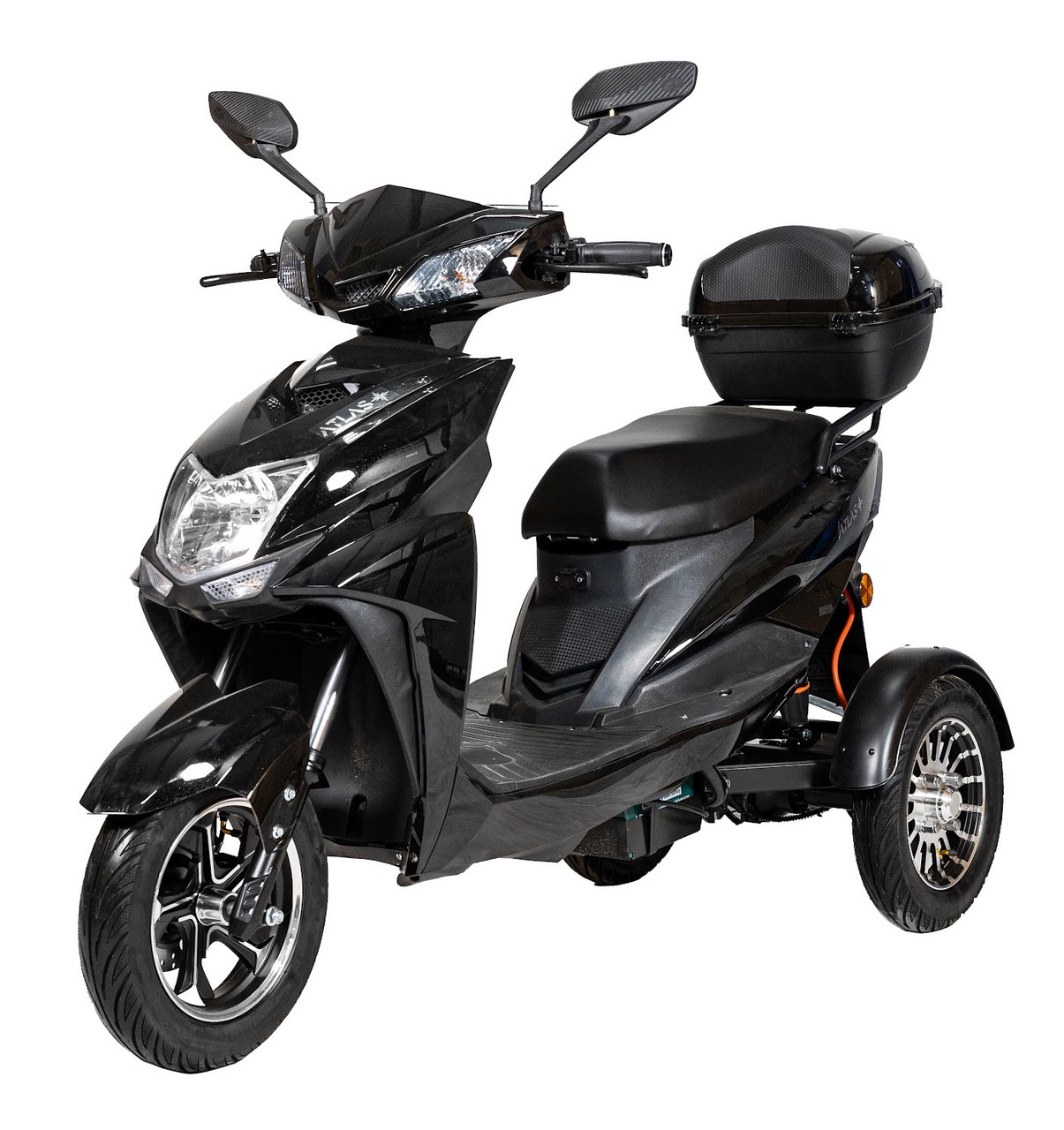 Електротрайк Atlas Falcon Trike 2000W Box Чорний, фото 1