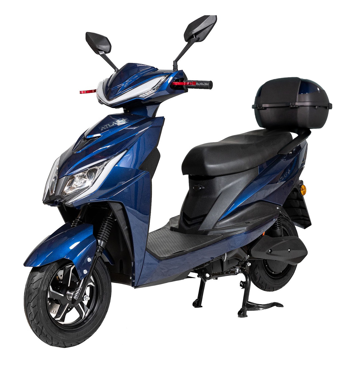 Електроскутер Atlas Spider 1500W Box Темно-синій, фото 1