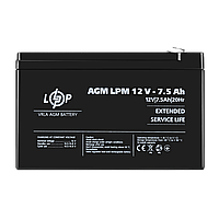 Акумулятор AGM LPM 12V - 7.5 Ah