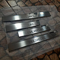 Накладки на пороги BUICK ENCORE  (2012-2022) (Premium)