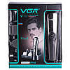 Набір для стрижки волосся 5 в 1 машинка, триммер та бритва Vgr V-107, фото 10