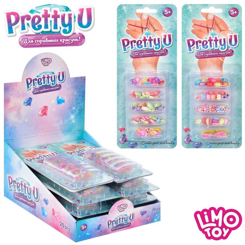 Набір "Pretty U" Бісер, намистини, підвіски, нитки M4983UA G-Rich, фото 1